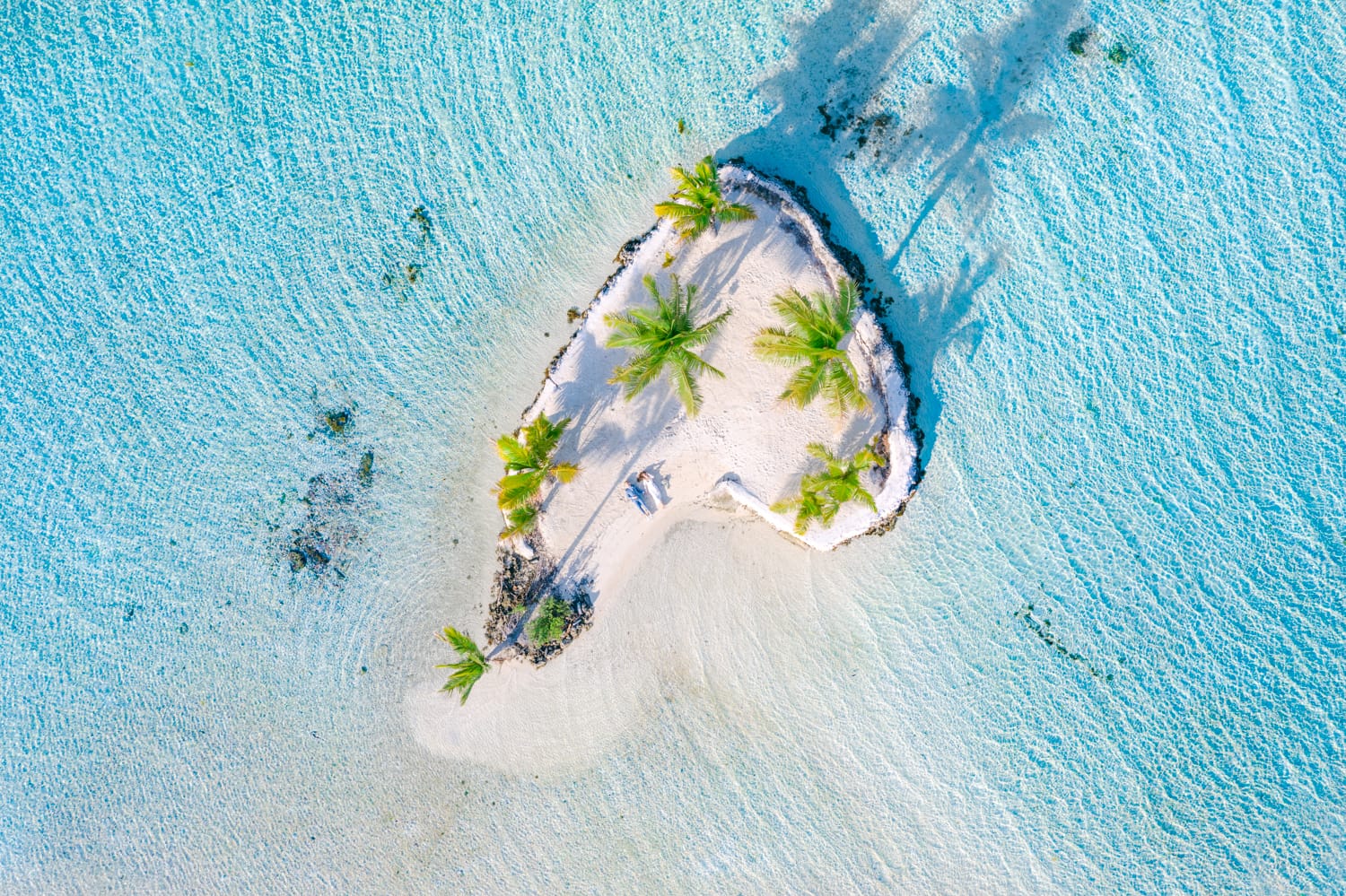 Tahaa Wedding Photography with drone (Bride & Groom in the heart)